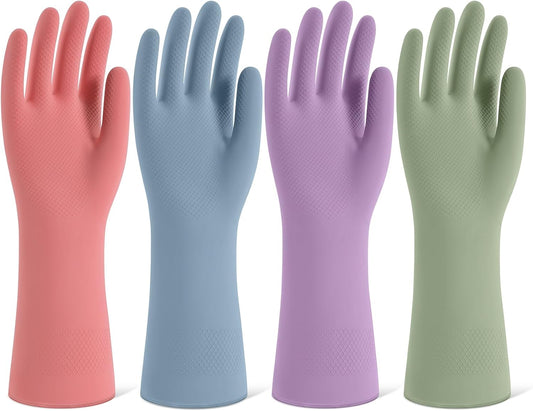 Rubber-Cleaning-Gloves-for-Dishwashing,-4-Pairs-Reusable-Kitchen-Gloves-for-Washing-Dishes-and-Household-2090
