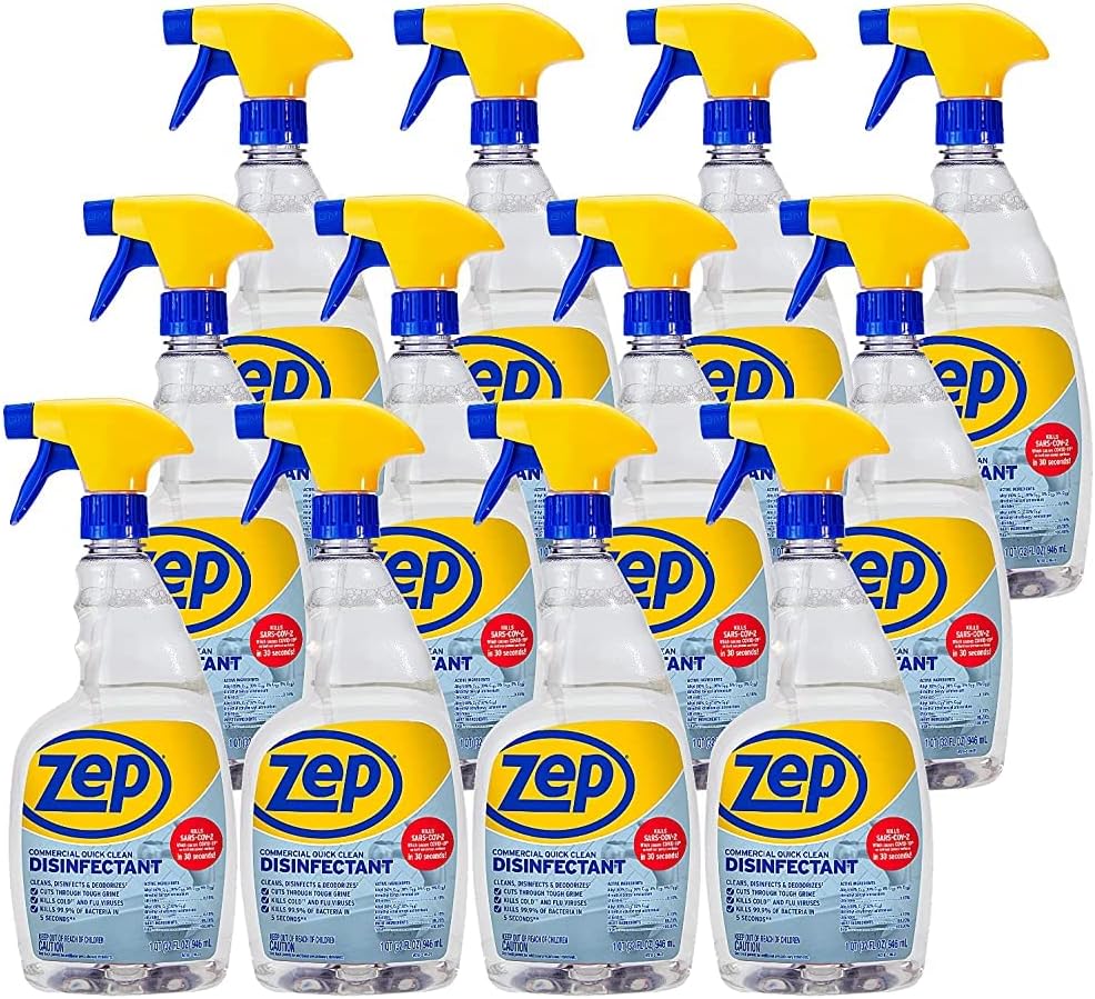 Zep-Quick-Clean-Disinfectant-32-oz.-Kills-0.999-of-Bacteria-in-5-Seconds-(ZUQCD32)---331