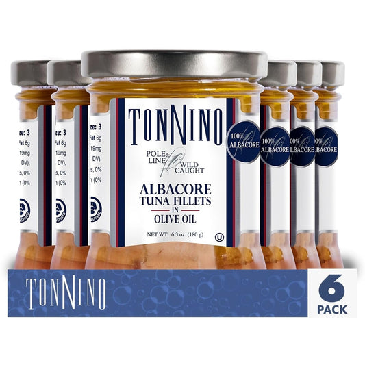 Tonnino-Olive-Oil-Albacore-White-Tuna-Fillets,-Pole-&-Line,-6.7-oz-6pk-624