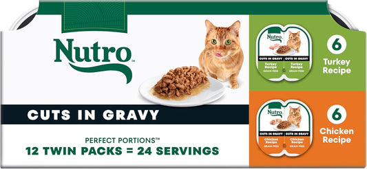 Nutro-Perfect-Portions-Wet-Cat-Food-Cuts-in-Gravy-Variety-Pack,-oz.-Trays-Count,1390