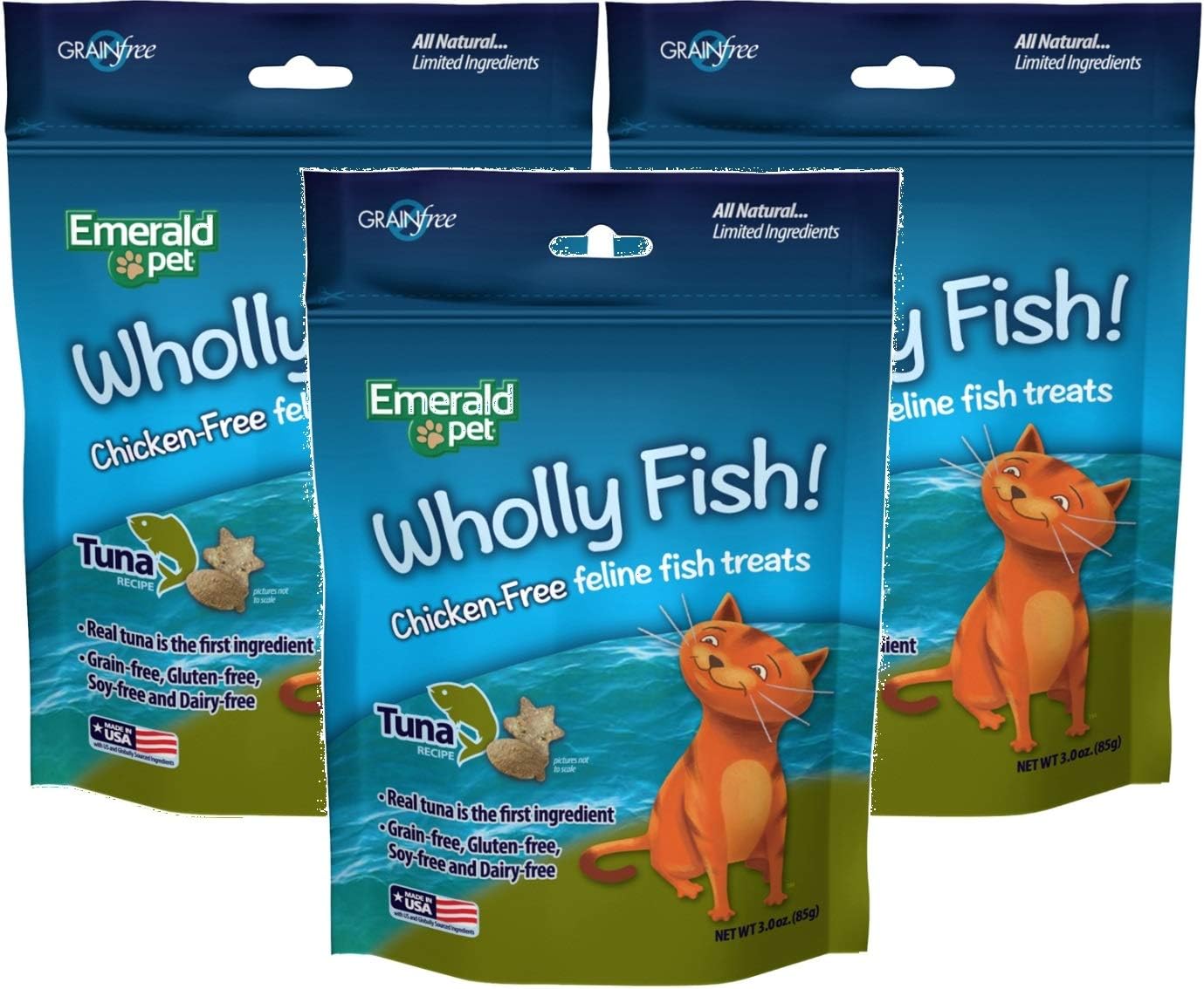 Emerald-Pet-3-Pack-of-Wholly-Fish-Chicken-Free-Tuna-Recipe-Cat-Treats,-3-Ounces-131