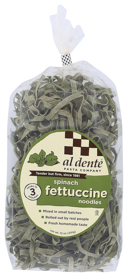 Al-Dente-Pasta-Fttccne-Spinach,-12-Oz-(Pack-1050