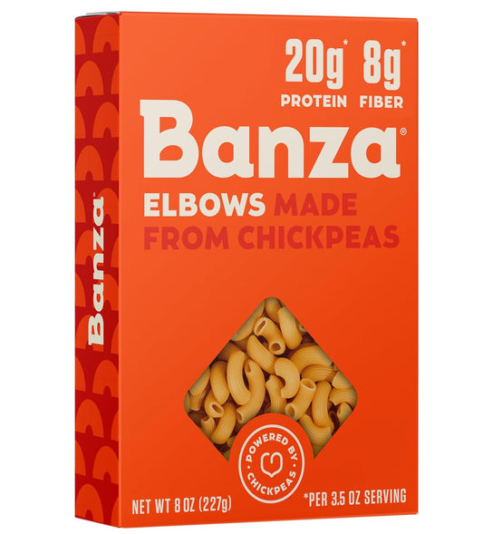 Banza-Gluten-Free-Chickpea-Pasta,-Elbows-23g-Protein-|-Lower-|-60