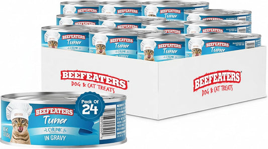 Beefeaters-Tuna-Chunk-in-Gravy-Wet-Cat-Food-3oz-(24-Pack)-|-Adult-Wet-145