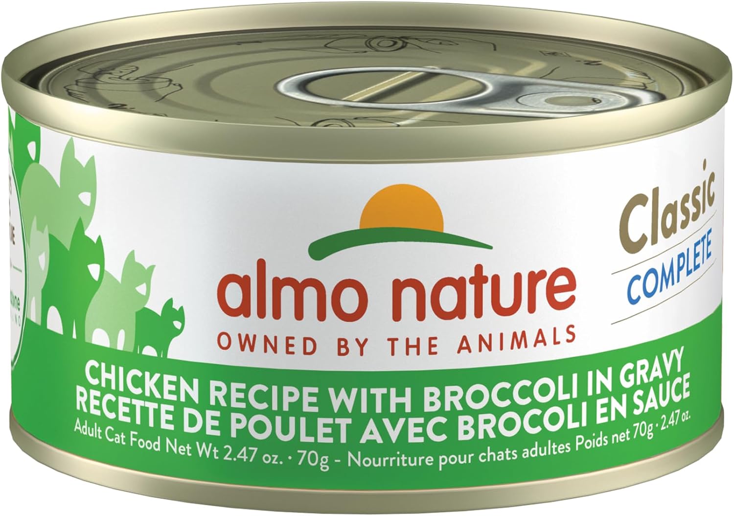 almo-nature-Classic-Wet-Cat-Food,-Chicken-Recipe-with-Broccoli-in-Grain-GMO-No220