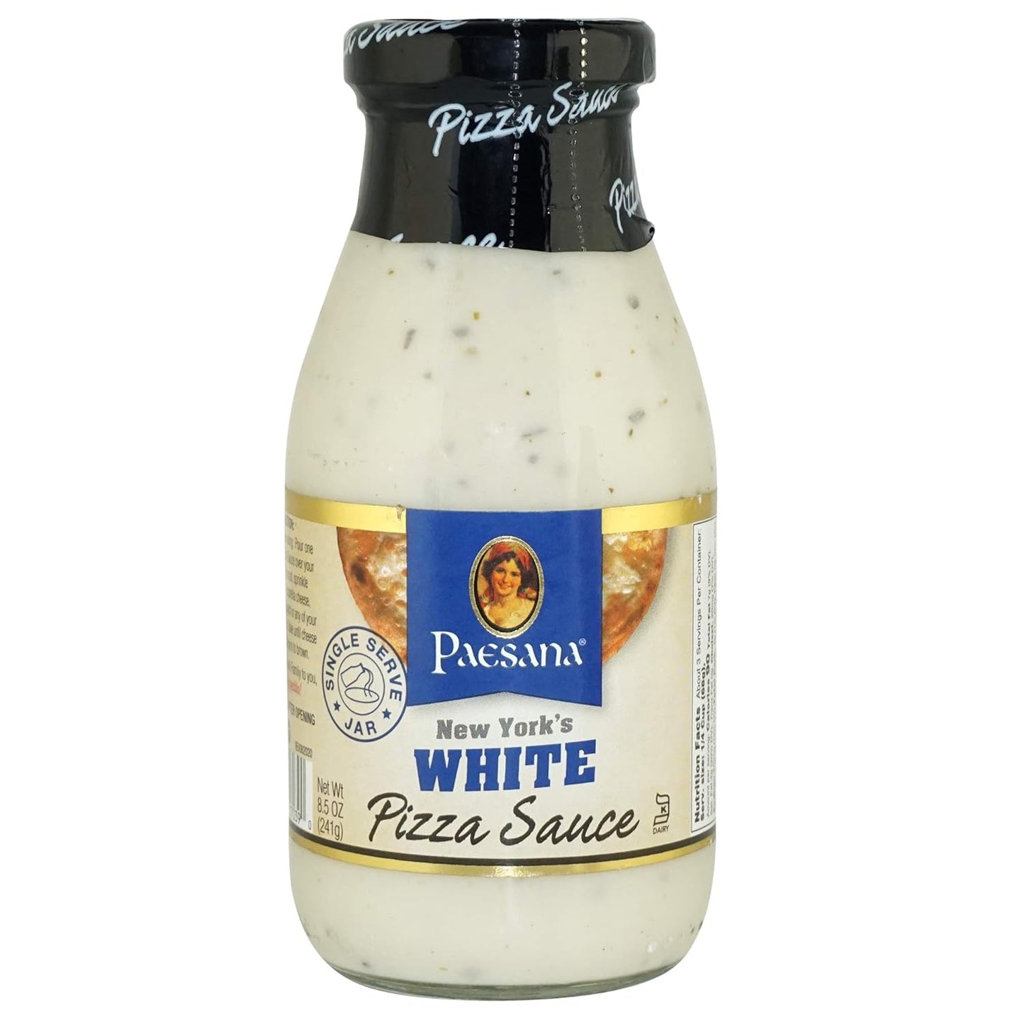 Paesana-White-Pizza-Sauce,-8.5-Ounce---Single-Serve-Jar---Premium-16