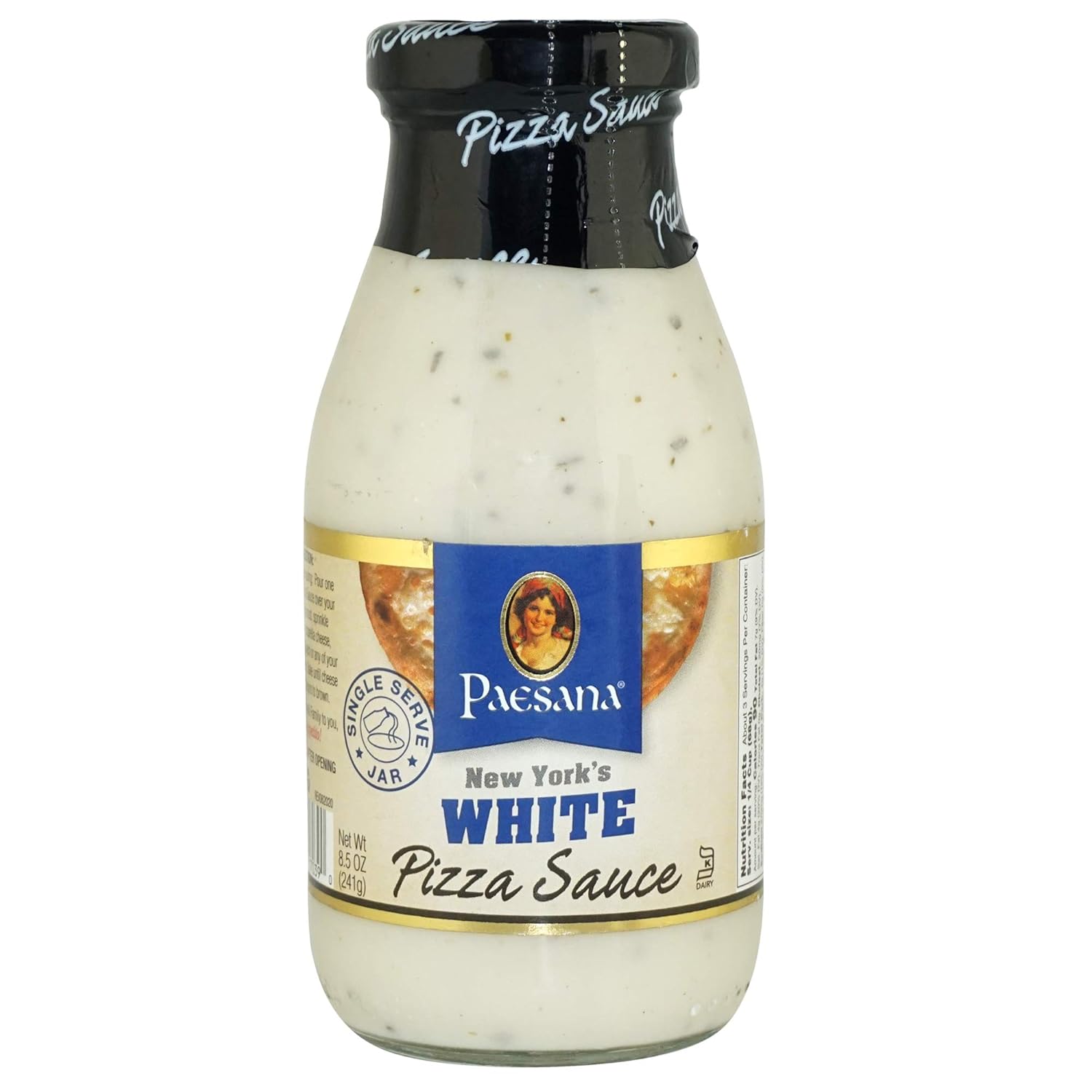 Paesana-White-Pizza-Sauce,-8.5-Ounce---Single-Serve-Jar---Premium-16