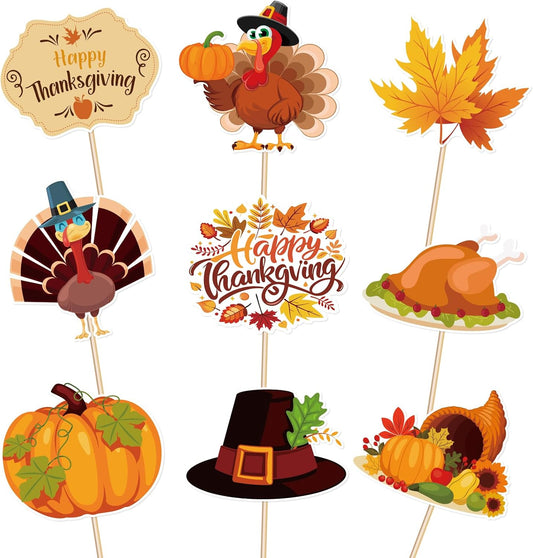 144PCS-Thanksgiving-Cupcake-Toppers-Toothpicks-Decorations---4421