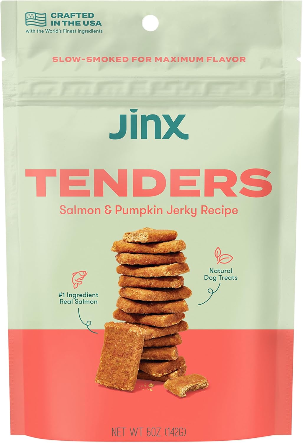 Jinx-Tenders-Salmon-Jerky-Dog-Treats,-All-Natural-Ingredients,-Soft-and-Chewy,-Slow-Smoked-2366