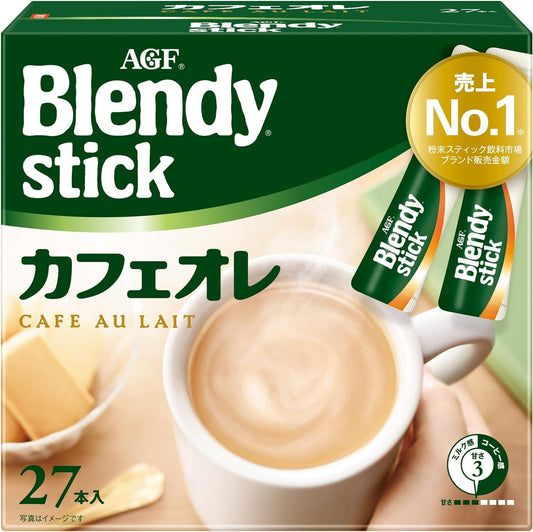 AGF-Coffee-Blendy-Stick-Cafe-Au-Lait-0.31oz-X-27pcs-Café-japonés246