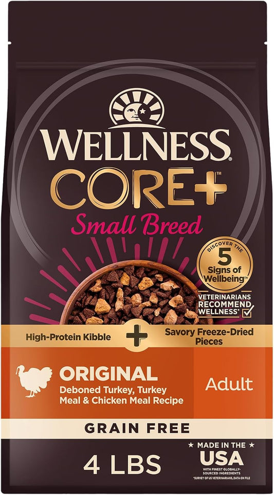 Wellness-CORE+-Dry-Dog-Food-with-Freeze-Dried-Pieces,-Small-Breed,-Grain-Free,-2403