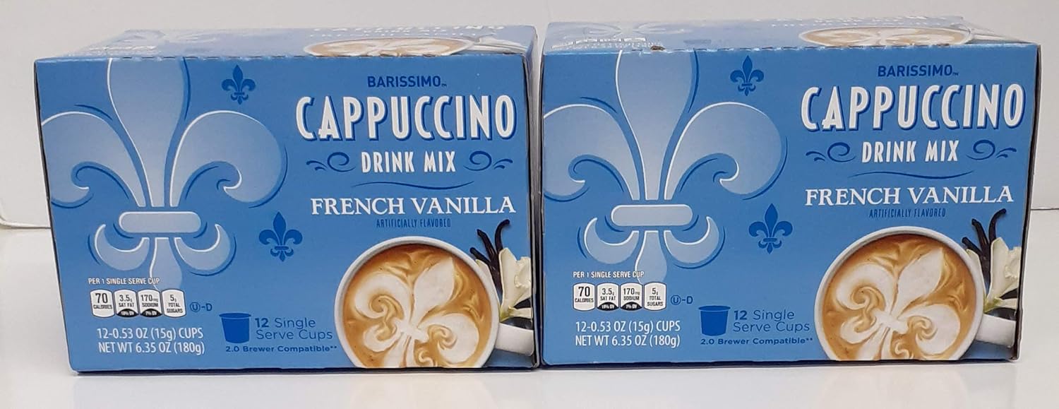 Barissimo-French-Vanilla-Cappuccino-Coffee-Cocoa-Pods-2-Pack-K-Cup-Compatible-----893