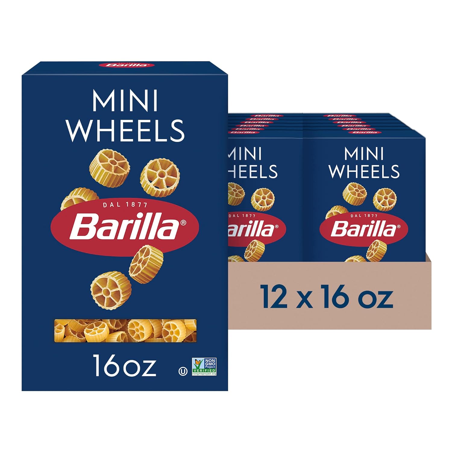 Barilla-Mini-Wheels-Pasta,-16-oz.-Box-(Pack-1733