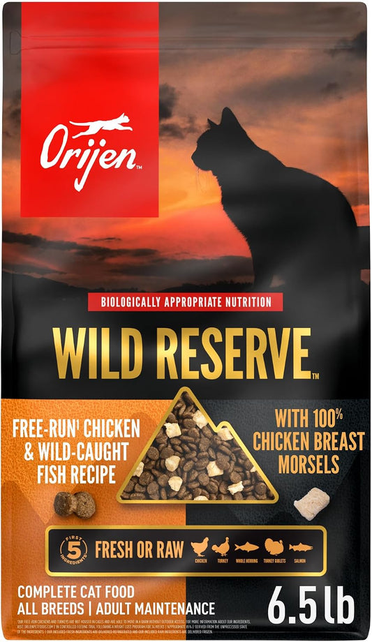 ORIJEN-Wild-Reserve-Dry-Cat-Food-Free-Run-Chicken-&-Wild-Caught-Fish-Recipe-6.5lb-1507