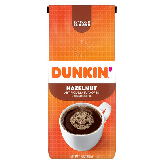 Dunkin'-Donuts®-Ground-Coffee,-Hazelnut,-12-Oz-Per-Bag---------3080