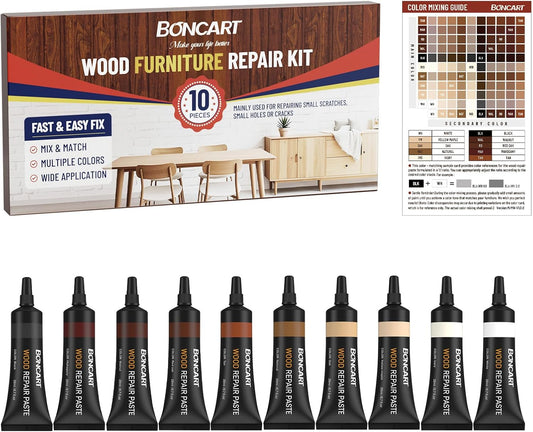 Boncart-Wood-Furniture-Repair-Kit,-Wood-Touch-up-Fillers,-Repair-Scratches,-Cracks,-Paint-Chips,-and-415
