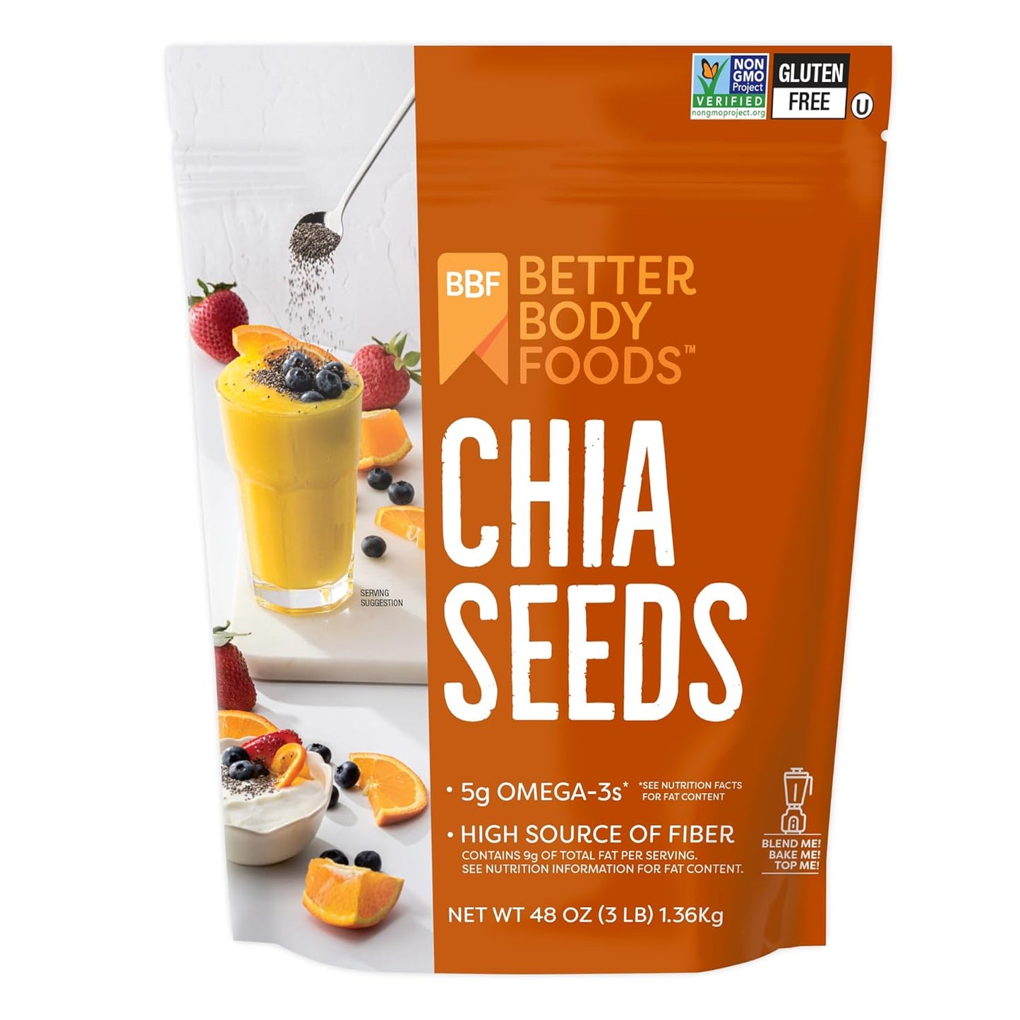 BetterBody-Foods-Chia-Seeds-3-lbs,-48-Oz,-with-Omega-3,-Non-GMO,-Gluten-Keto-Friendly,-2255