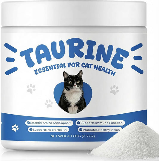 Taurine-Powder-Supplement-for-Cats,-Essential-Taurine-Support-for-Heart-Health,-Vision-&-386
