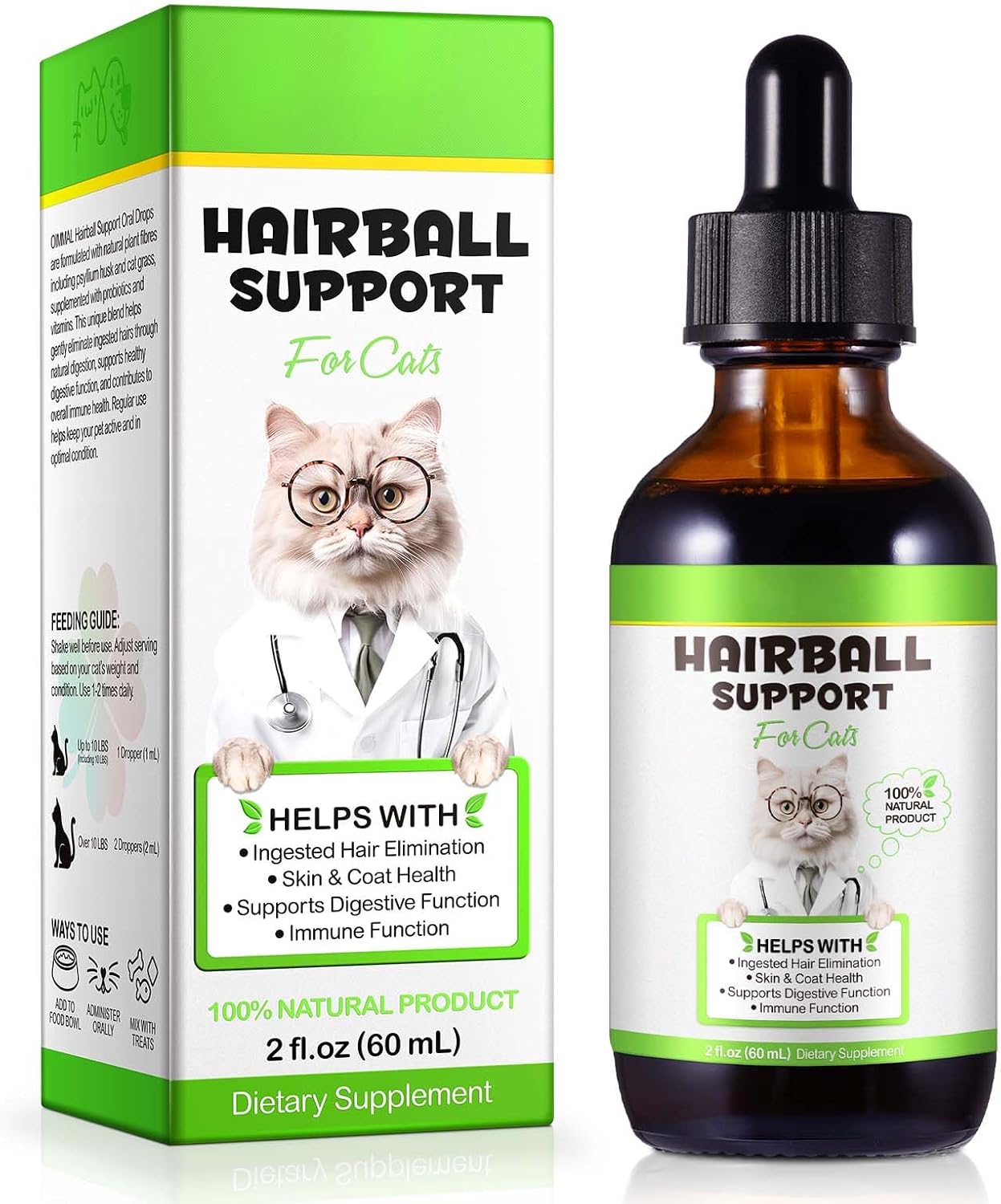 Hairball-Treatment-for-Cats---Natural-Hairball-Relief-Drops-with-Pumpkin-&-Aloe,-741