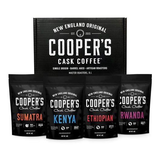 Gourmet-Coffee-Sampler-Gift-Box-Set,-Roasted-Coffee-Beans,-Sumatra-Dark,-Kenya-AA-532