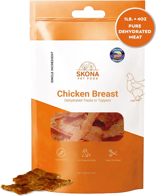 Premium-Chewy-Dehydrated-Chicken-Breast-Jerky-for-Dogs-&-Cats,-1-lb-of-Chicken-142