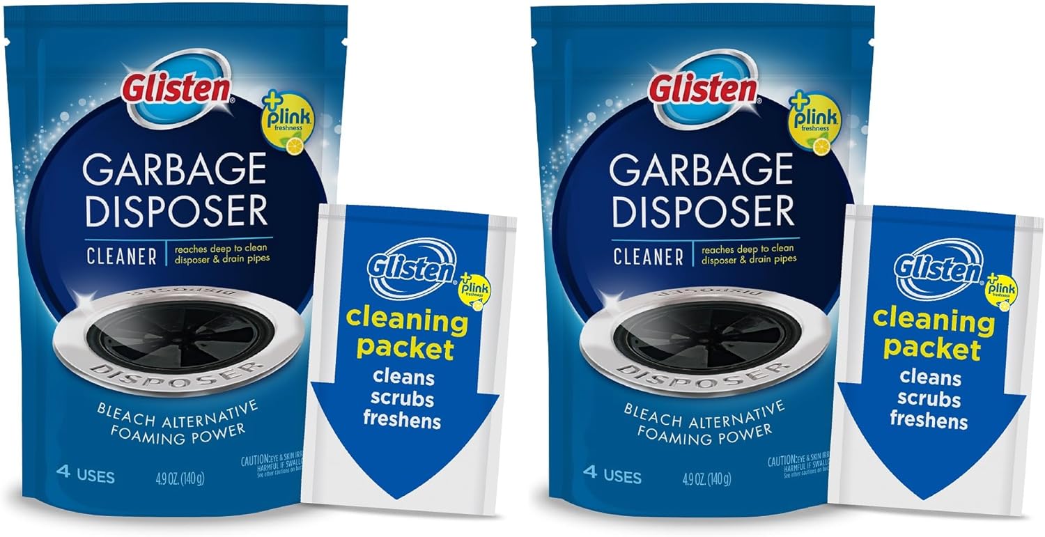 Glisten-GLISTEN-DP06N-PB-2/PACK-DP06N-PB-Garbage-Disposer-Foaming-Cleaner,-Lemon-Scent,-2-Pack-4750