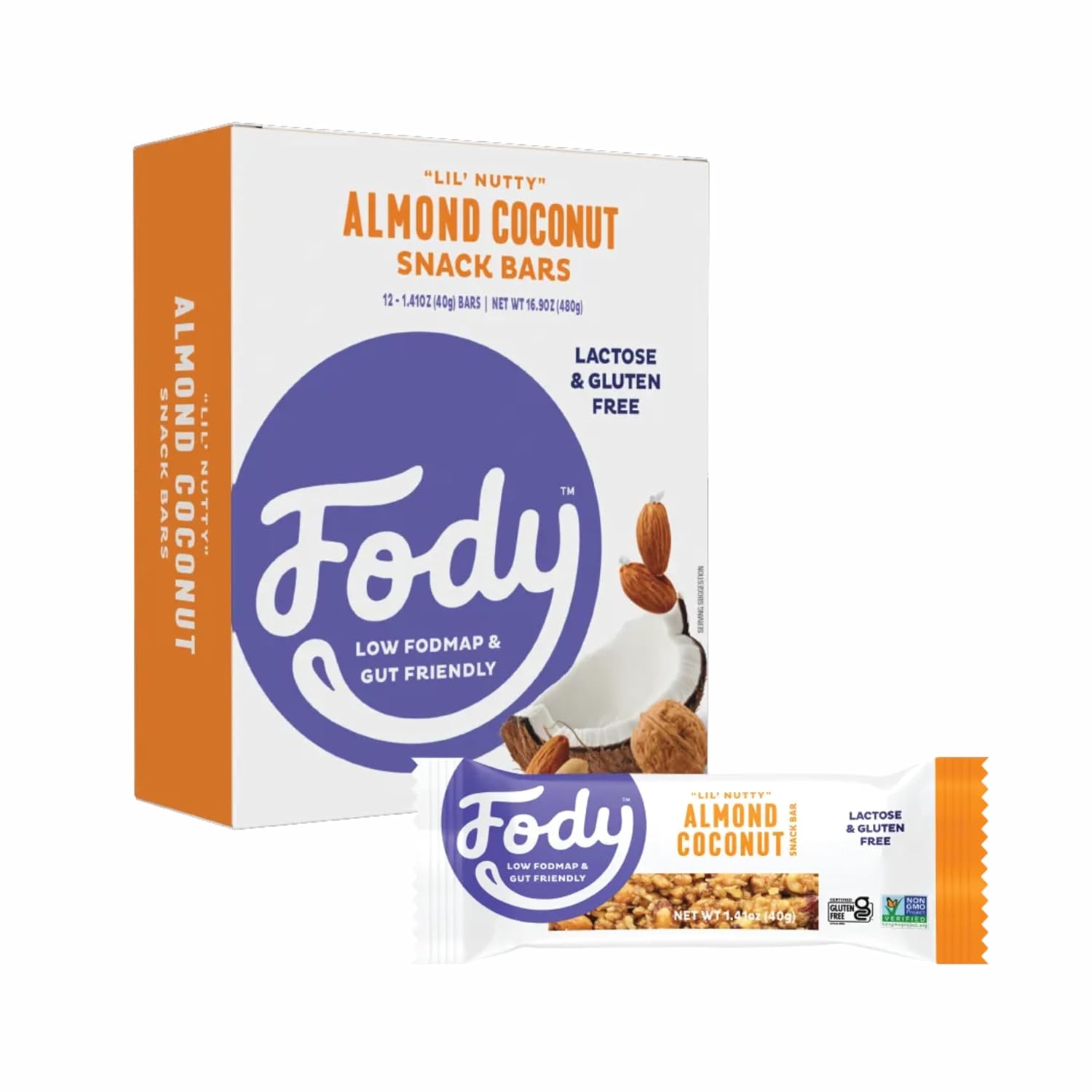 Fody-Foods-Snack-Bars,-Almond-Coconut,-1.41-Oz-(Pack-of-12)--|-6g-Protein,-FODMAP,-186