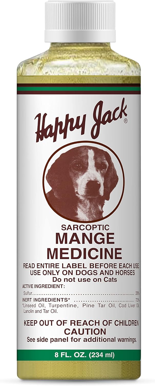 HAPPY-JACK-Mange-Medicine-&-Treatment-for-Dogs-&-Horses---Soothing-233