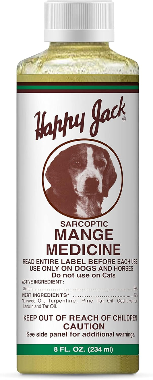 HAPPY-JACK-Mange-Medicine-&-Treatment-for-Dogs-&-Horses---Soothing-233