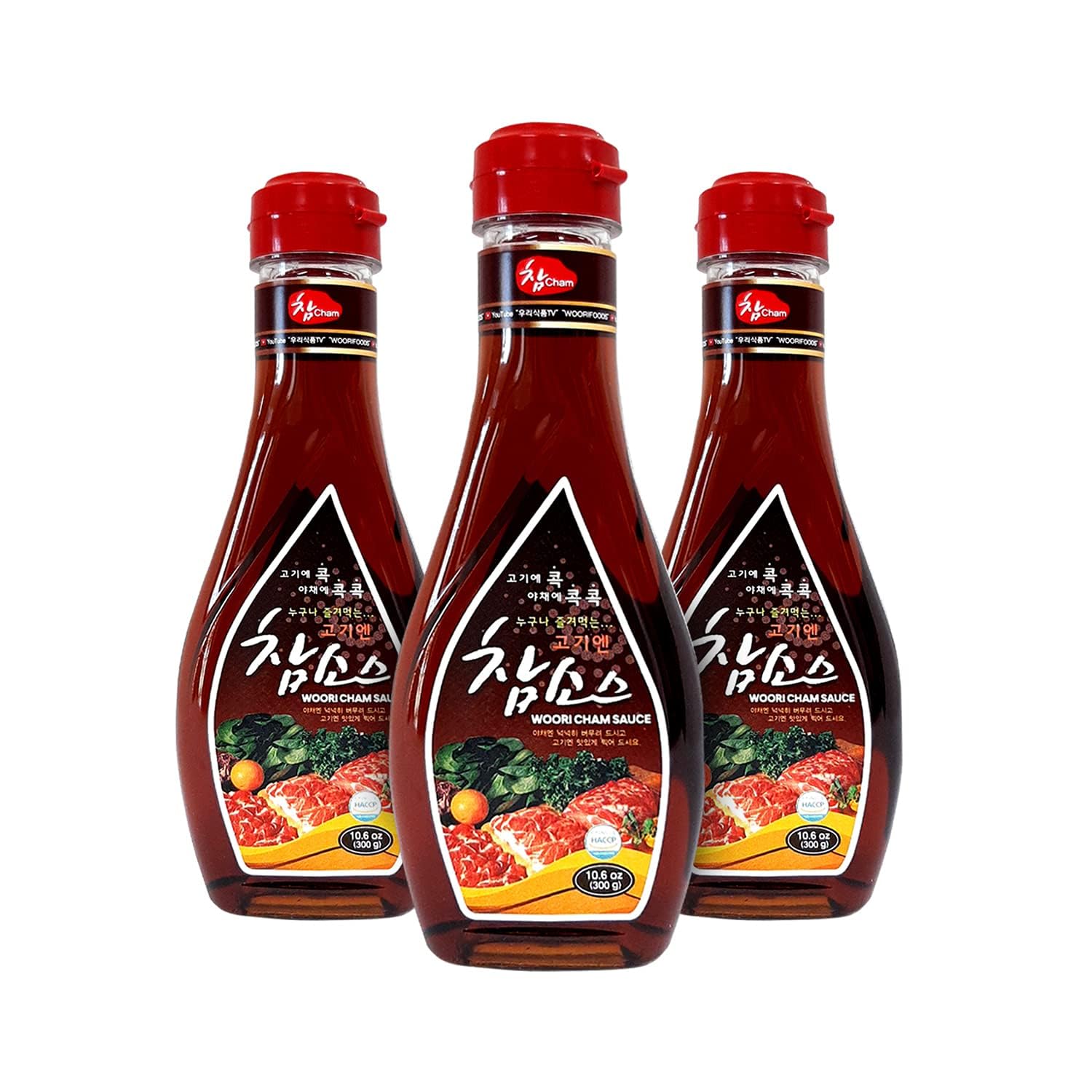 WOORI-CHAM-SAUCE-Korean-BBQ-Soy-Sauce,-#1-Steak-Sauce-in-Korea,-1262