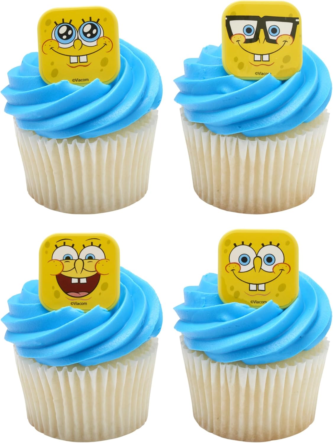 DecoPac-SpongeBob-SquarePants™-Mood-Faces-Rings,-SpongeBob-4441