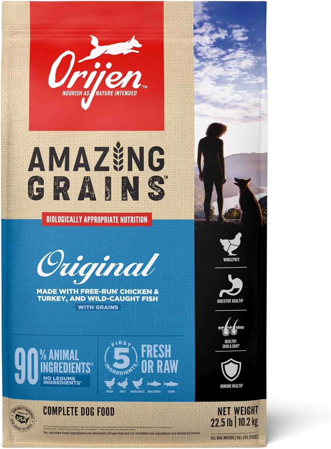 ORIJEN®-Amazing-Grains-Original---Comida-seca-para-perros,-2668