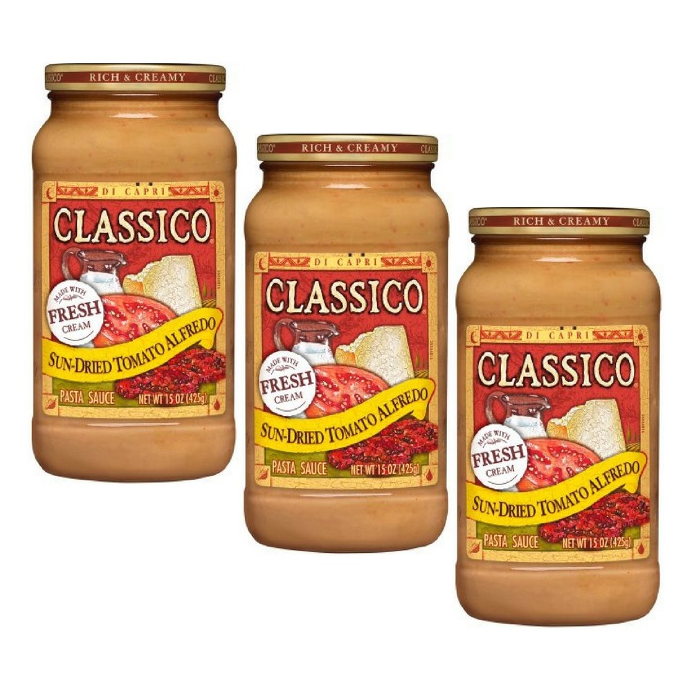 Classico-Pasta-Sauce-Sun-Dried-Tomato-Alfredo,-15-Oz-(pack-of-3)---836