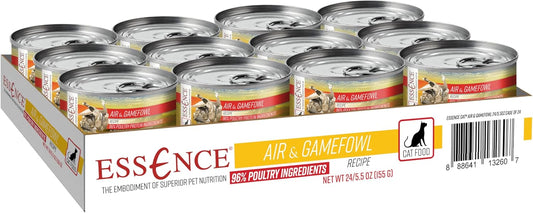 Essence-CAT-Air-&-Game-Fowl-Wet-cat-Food,-5.5oz,-case-24----211