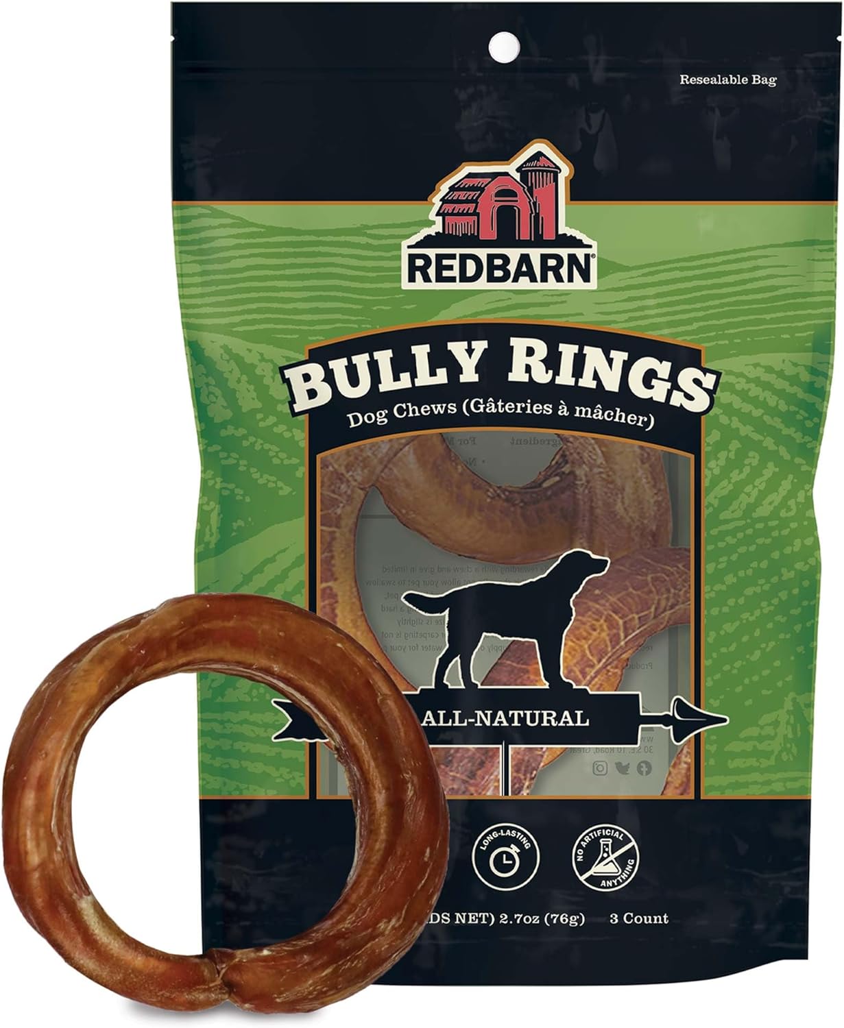 Redbarn-Pet-Products-All-Natural-4"-Bully-Stick-Rings-for-Dogs---Grain-Free-2265