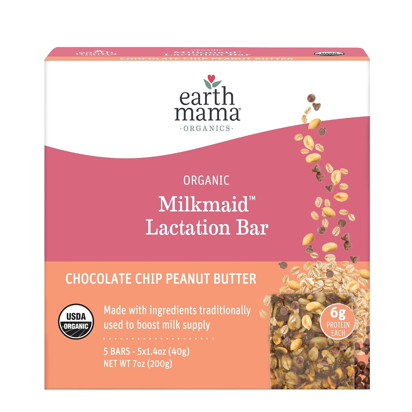Earth-Mama-Organic-Milkmaid-Lactation-Bars---Chocolate-Chip-Peanut-Butter----5-Count-Certified-553