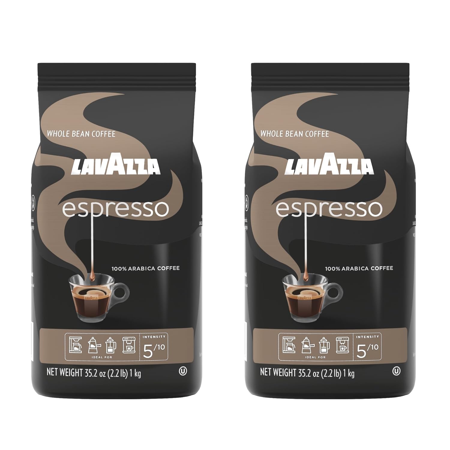 Lavazza-Café-expreso-en-grano-entero,-tostado-medio,-1-arábica,-bolsa-2.23415