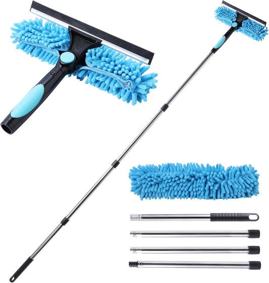 Yocada-2-in-1-Window-Squeegee-and-Scraper-with-2-Microfiber-Cloths-801