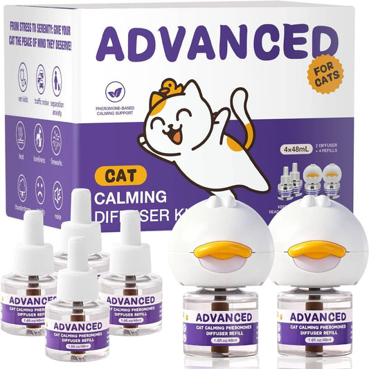 Cat-Calming-Diffuser-Kit-with-2-Diffusers-&-4-Refills-(48mL-Each),-Cat-1651