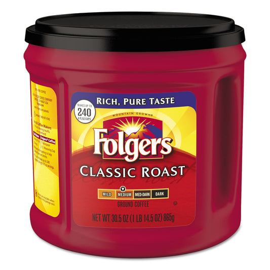 Folgers-20421Ct-Café-de-tostado-clásico,-molido,-lata-de-30.5-onzas,-por1020