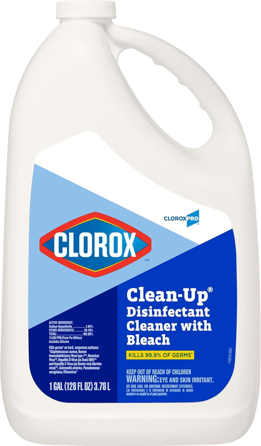 CloroxPro-Clorox-Clean-Up-Disinfectant-Cleaner-with-Bleach-Refill,-128-Ounces-5502