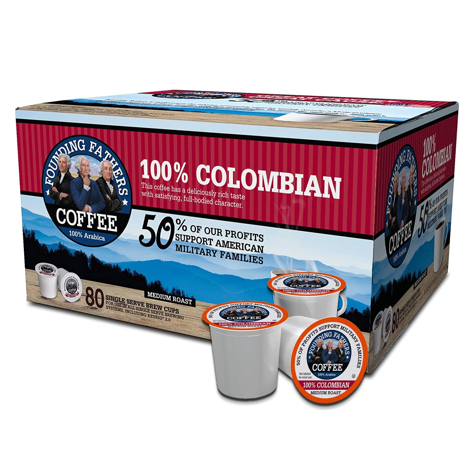 Founding-Fathers-Café,-colombiano-de-una-sola-porción-80-unidades-(compatible-Keurig1471