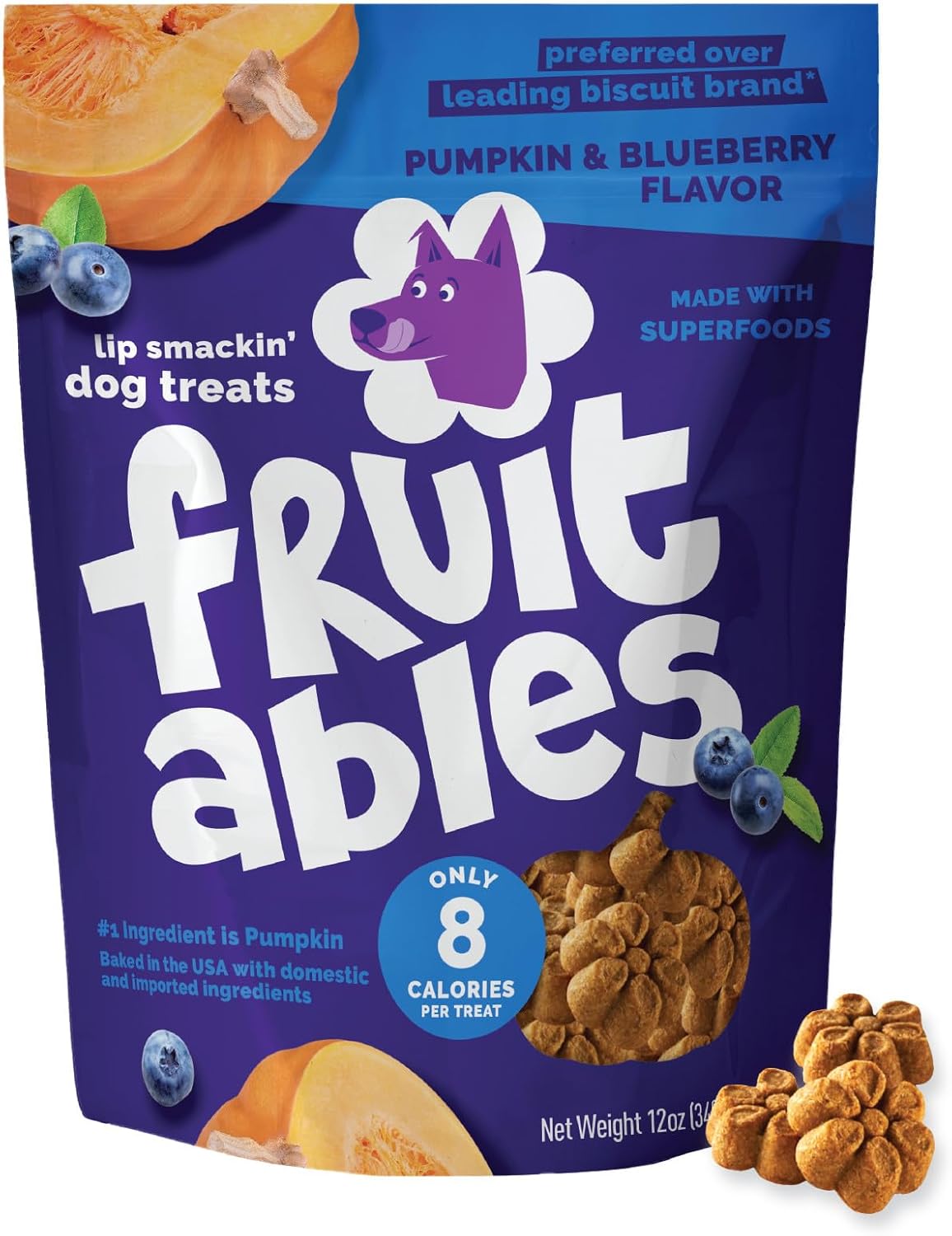 Fruitables-Baked-Dog-Treats,-Healthy-Pumpkin-Treat-for-Dogs,-Low-Calorie-Delicious,-2836