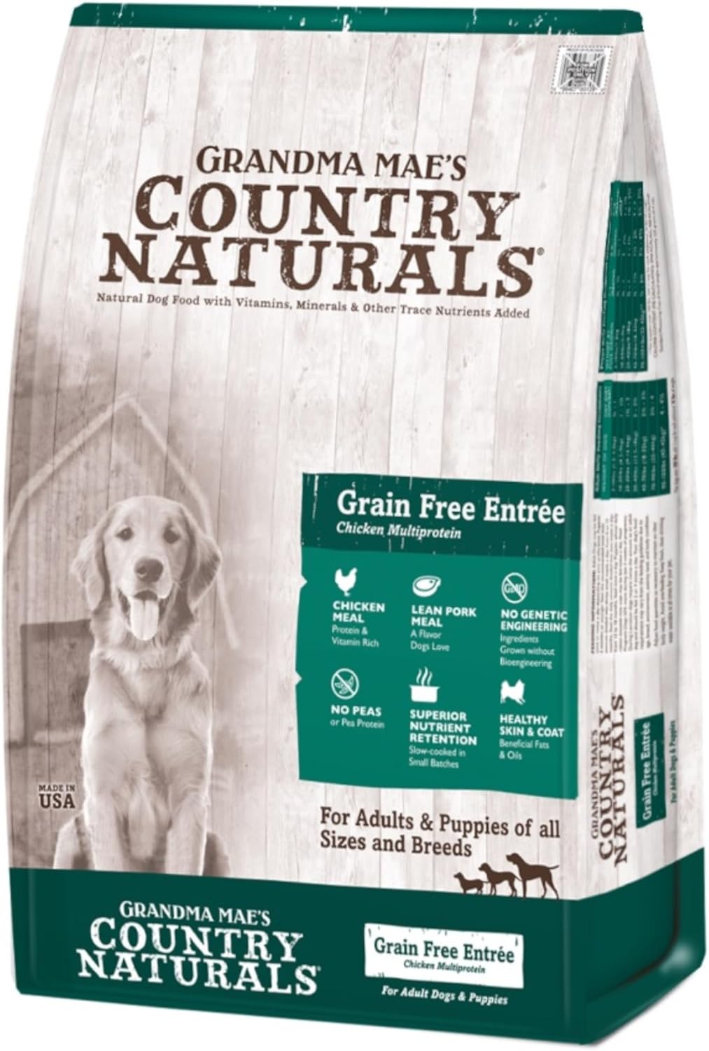 Grandma-Mae's-Country-Naturals-Alimento-seco-para-perros,-fórmula-439