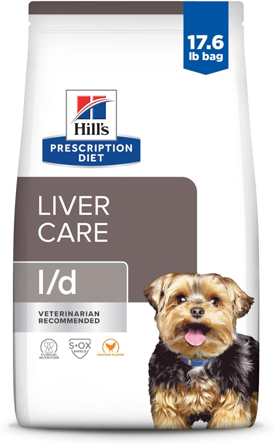 Hill's-Prescription-Diet-l/d-Liver-Care-Dry-Dog-Food,-Chicken,-17.6-lb.-Bag-1761