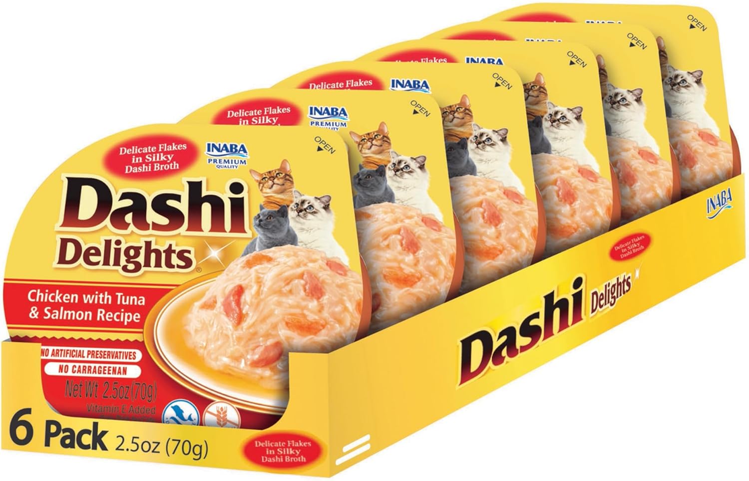 INABA-Dashi-Delights-for-Cats,-Shredded-Chicken-Side-Dish-with-Bonito-Broth,-Food-with1484