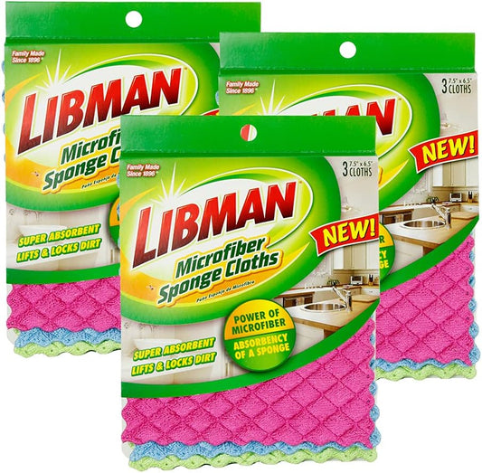 Libman-1482-Microfiber-Sponge-Cloths-–-Combines-The-Best-of-457