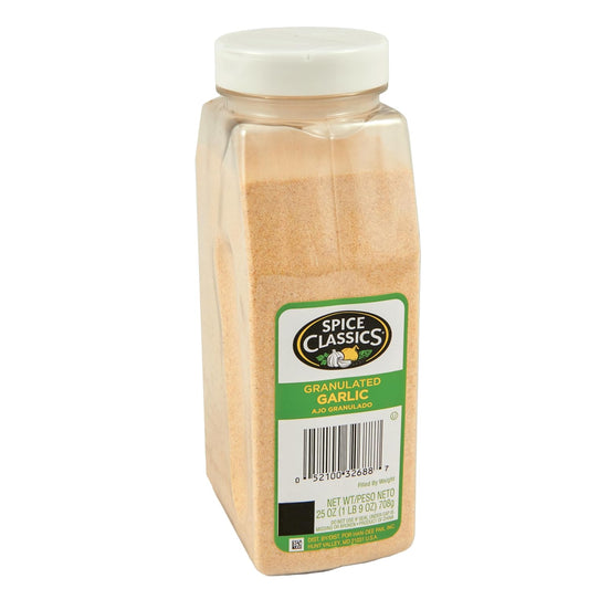 Spice-Classics-Granulated-Garlic,-25-oz---One-25-Ounce-Container-of-2118