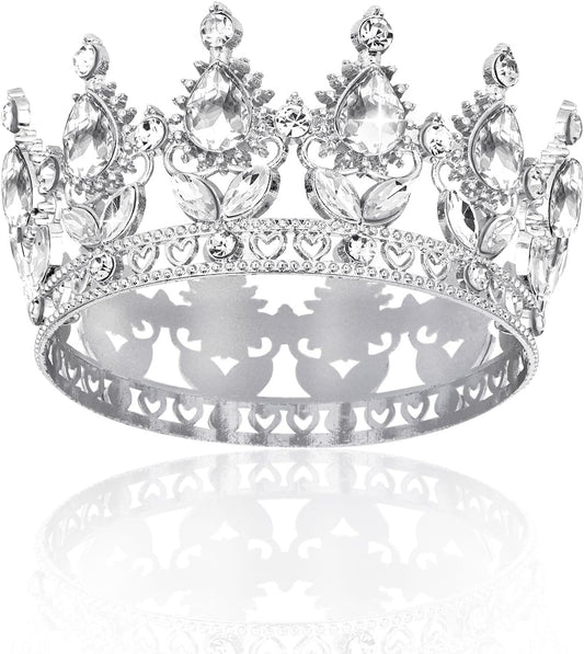 BAHABY-Silver-Crown-Cake-Topper-Happy-Birthday-Cake-Toppers-Wedding-Cake-Toppers-Crowns-Flower-750