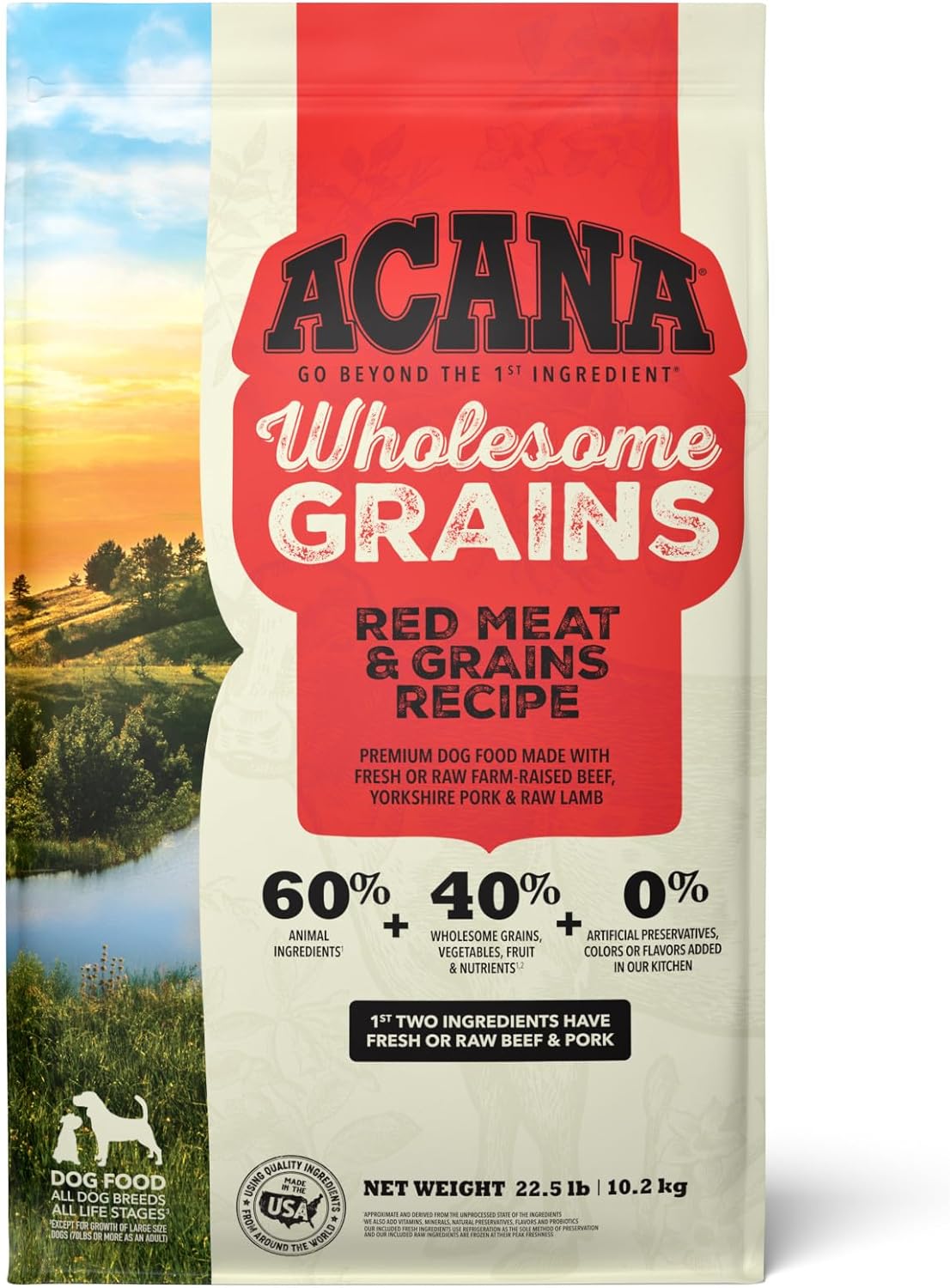ACANA®-Wholesome-Grains---Alimento-seco-para-perros,-carne-2474